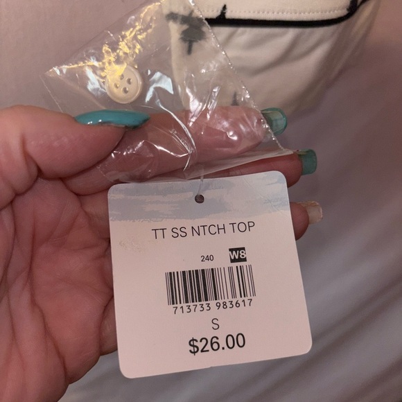 Tranquil & True White Shirt with Black Tree Design - Picture 4 of 9